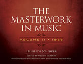 The Masterwork in Music, Vol. 2: 1926 book cover
